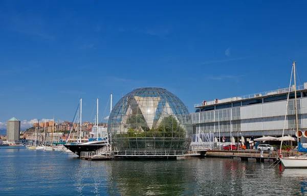 Biosphere building in Genoa — Stock Photo, Image