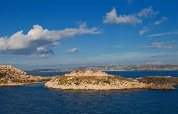 Hastane caroline (XIX c.). ratonneau Island, Marsilya — Stok fotoğraf