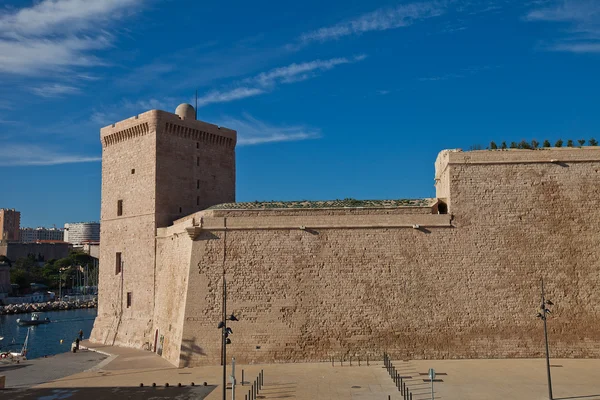 Rene i wieża (xv w.), król z fortu saint-jean, Marsylia — Zdjęcie stockowe