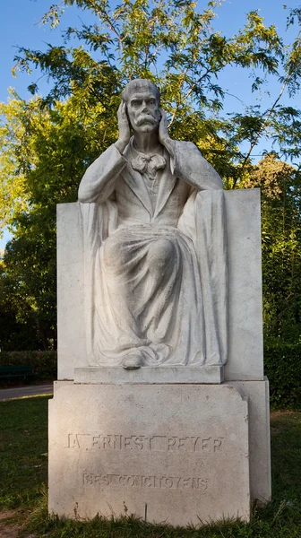 Monumento (1934) a Ernest Reyer. Parque Longchamp, Marsella —  Fotos de Stock