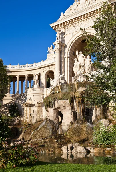 Fuente del Palais Longchamp (1869), Marsella, Francia —  Fotos de Stock