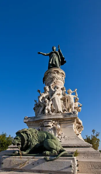 Pomnik du centenaire (1891). Avignon, Francja — Zdjęcie stockowe