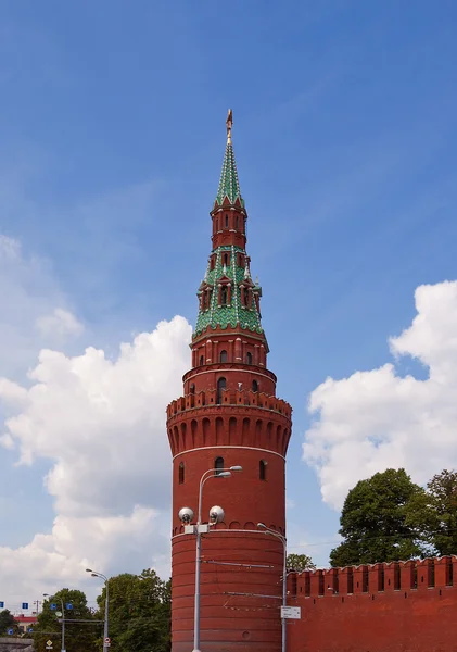 Vodovzvodnaya toren (1488) van kremlin van Moskou (unesco-site) — Stockfoto