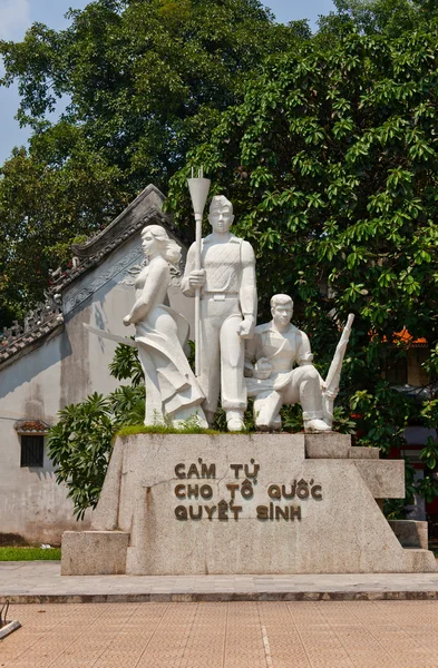 애국 군인에 게 기념물입니다. 하노이, 베트남 — 스톡 사진