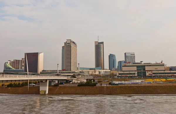 Business district Snipiskes. Vilnius, Lithuania — Stock Photo, Image