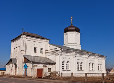 Dormition of the Theotokos church (1859). Gzhel, Russia clipart