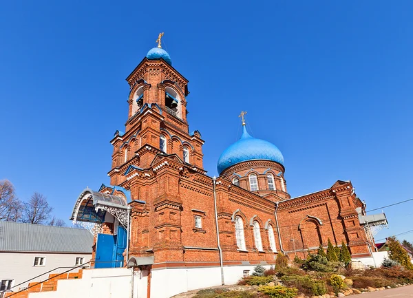 Intercessione della chiesa di Theotokos (1902). Igumnovo, Russia — Foto Stock