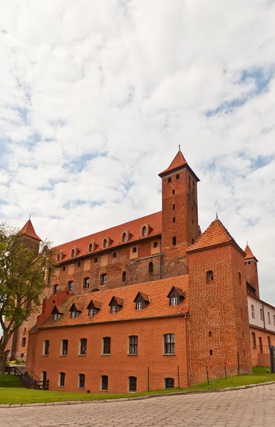 Mewe kasteel (xiv c.) van de Duitse orde. Gniew, Polen — Stockfoto