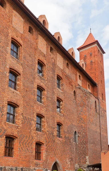 Mewe kasteel (xiv c.) van de Duitse orde. Gniew, Polen — Stockfoto