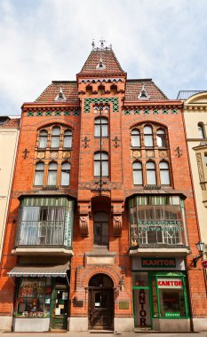 neogothic house (1899) içinde torun, Polonya