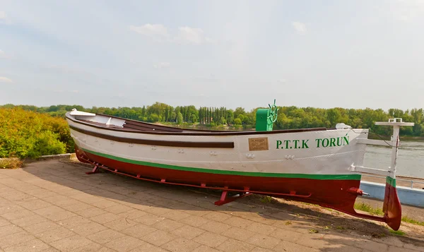 Katarzynka ferry boat. Torun, Poland — Stock Photo, Image