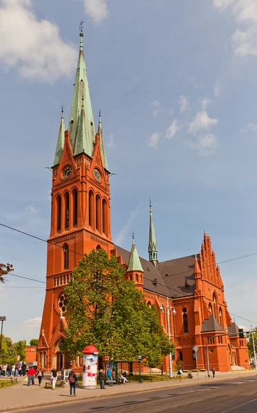 Die Kirche der Heiligen Katherina (1897) in Torun, Polen — Stockfoto