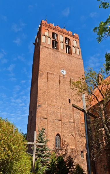 Dzwonnica św Katedralnego miasta (1384) w kwidzyn, Polska — Zdjęcie stockowe