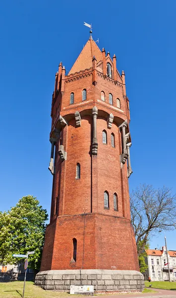 Water tower (1905) in Malbork, Poland — Stock Photo, Image