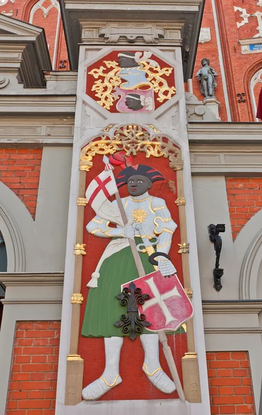 Saint Maurice. House of Blackheads, Riga, Latvia — Stock Photo, Image