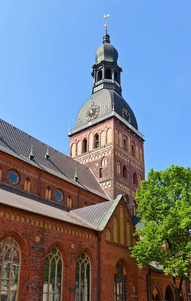 Belfry of Dome Cathedral (1211), Riga, Letónia — Fotografia de Stock