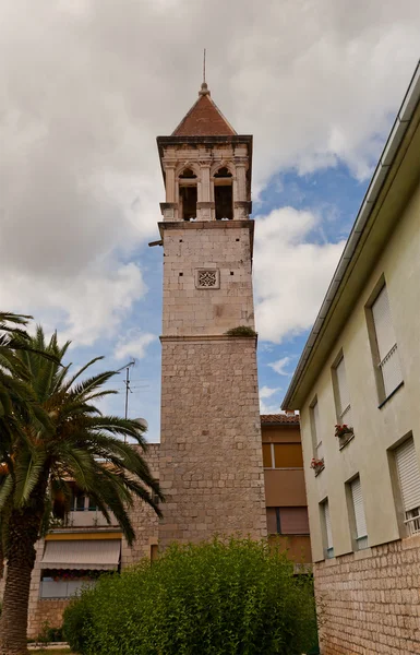 Saint Michael bell tower. Trogir, Croatia — Stock Photo, Image