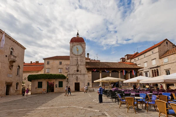 Piazza San Giovanni Paolo II a Trogir, Croazia — Foto Stock