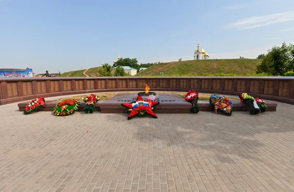 Memorial da Segunda Guerra Mundial em Dmitrov, Rússia — Fotografia de Stock