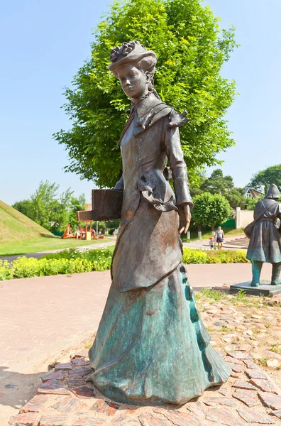 Sculptuur van gymnasium leraar — Stockfoto