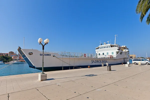 Soltanka trajekt v trogir, Chorvatsko — Stock fotografie