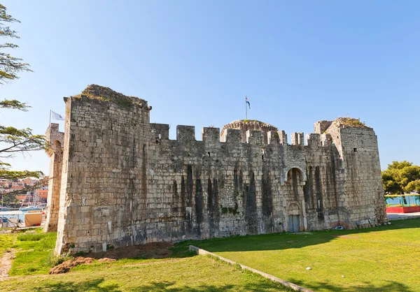 Castelo de Kamerlengo (1437). Trogir, Croácia. Sítio UNESCO — Fotografia de Stock