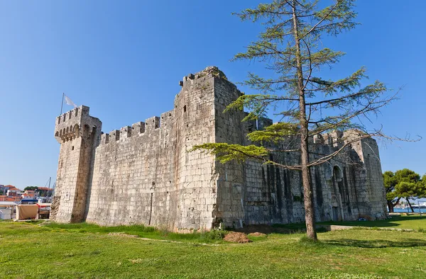 Zamek Kamerlengo (1437). Trogir, Chorwacja. wpisane na listę UNESCO — Zdjęcie stockowe