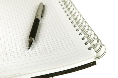 kalem ve spiral defter
