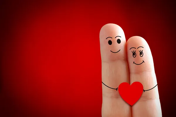 Valentines vinger — Stockfoto