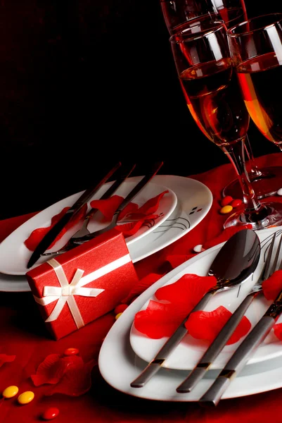 Romantic Dinner Table — Stock Photo, Image