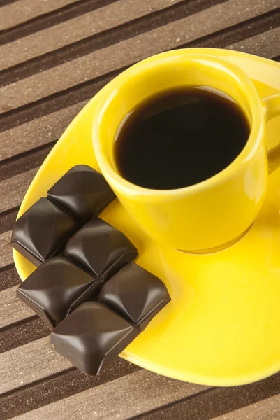 Kaffe och choklad — Stockfoto