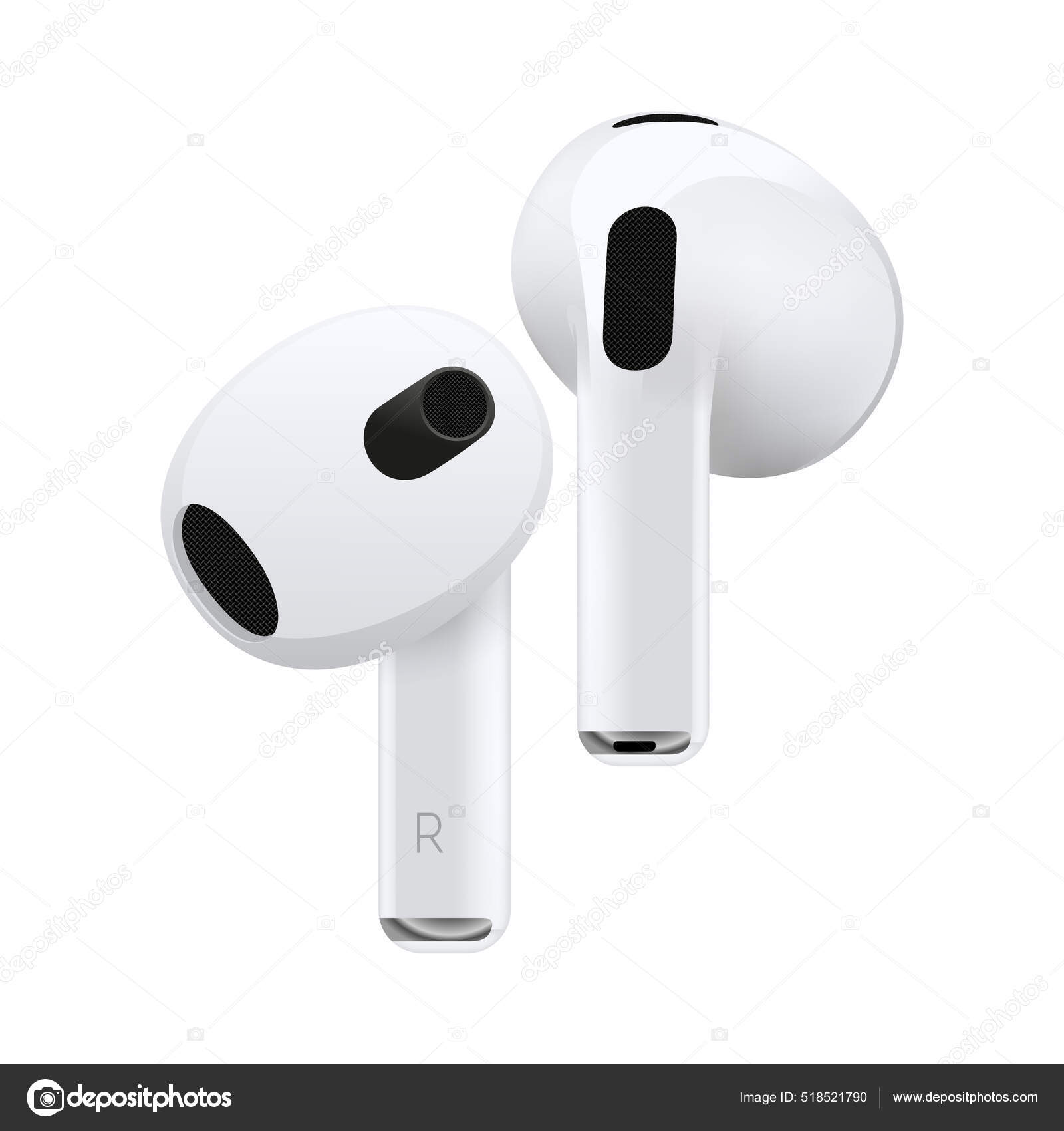 Apple Auriculares inalámbricos AirPods (3ª generación) con funda de carga  Lightning. Audio espacial, resistente al sudor y al agua, hasta 30 horas de