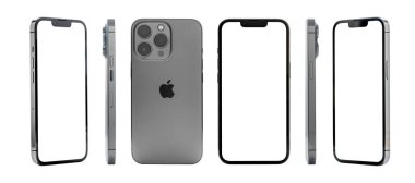 Antalya, Türkiye - 30 Kasım 2021: Yeni çıkan iPhone 13 Pro modelleme seti
