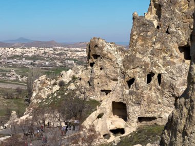 Goreme, Kapadokya 'da Goreme Açık Hava Müzesi - Nevsehir, Türkiye.