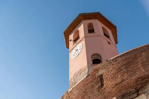 Historische Klok Het Kasteel Van Ankara Ankara Hoofdstad Van Turkije — Stockfoto