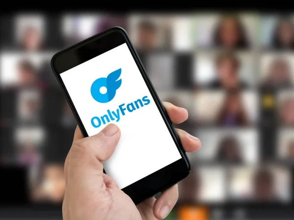 Antalya Turkey September 2022 Screen Showing New Onlyfans App Logo — Stockfoto