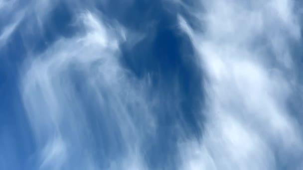 Felhők Mozgása Alulról Tetejére Időeltolódási Technikával Stock Videó