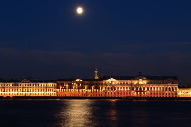 gece İskele (saint-petersburg, Rusya Federasyonu)