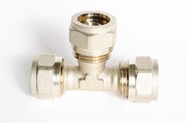 bağlantı parçaları, metal tee borular için