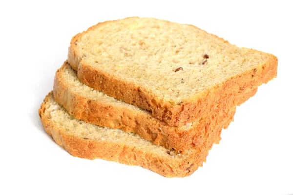 Three slices of bread — Stock Photo, Image