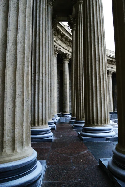 Colonata da Catedral de Kazan — Fotografia de Stock