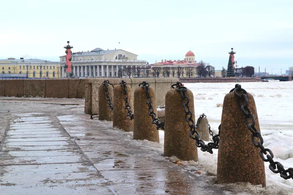 Spit of Vasilievsky Island — Stock Photo, Image