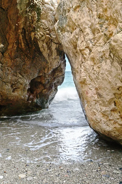 Passagem para o mar — Fotografia de Stock