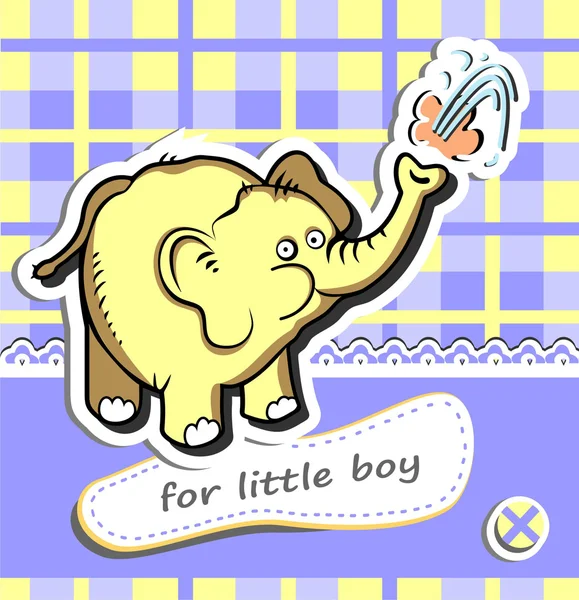 Baby boy card — Free Stock Photo