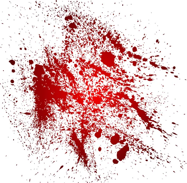 Bloed splatters — Stockvector