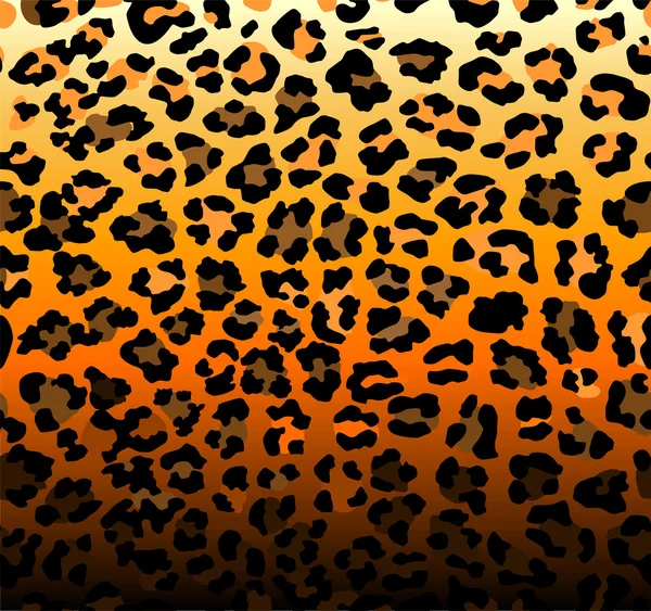 Fondo abstracto con patrón de leopardo sin costuras — Vector de stock