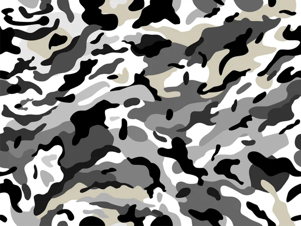 Impresión de camuflaje sin costuras — Vector de stock