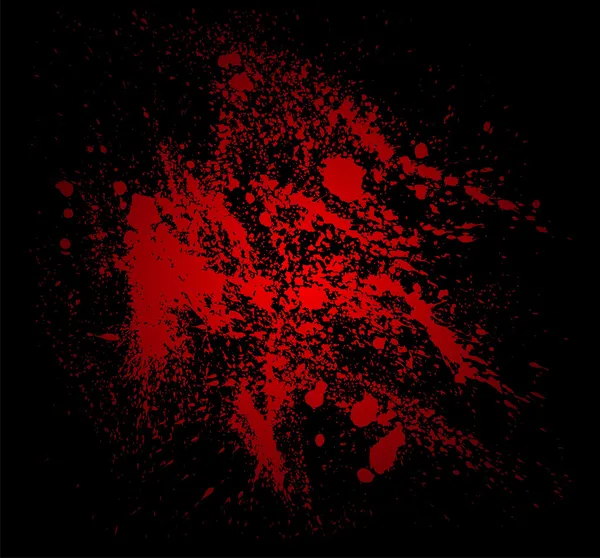 Fondo abstracto con salpicaduras de sangre — Vector de stock