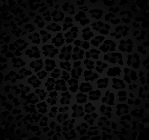 Seamless dark background with leopard pattern — Stock Vector