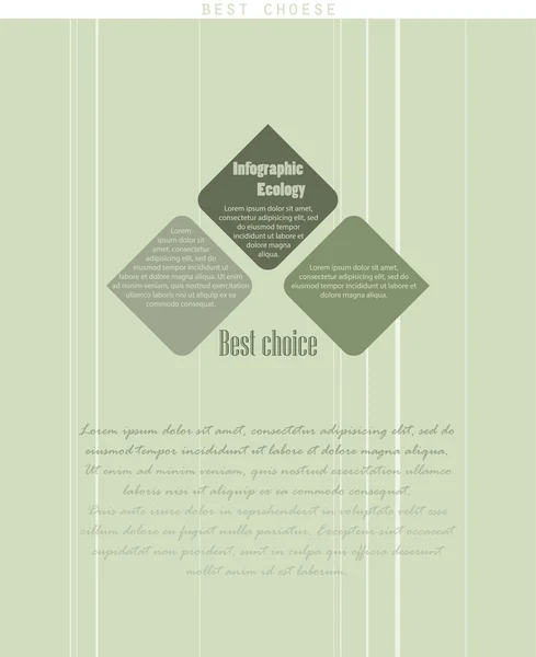 eclology kullanım için minimalist Infographic